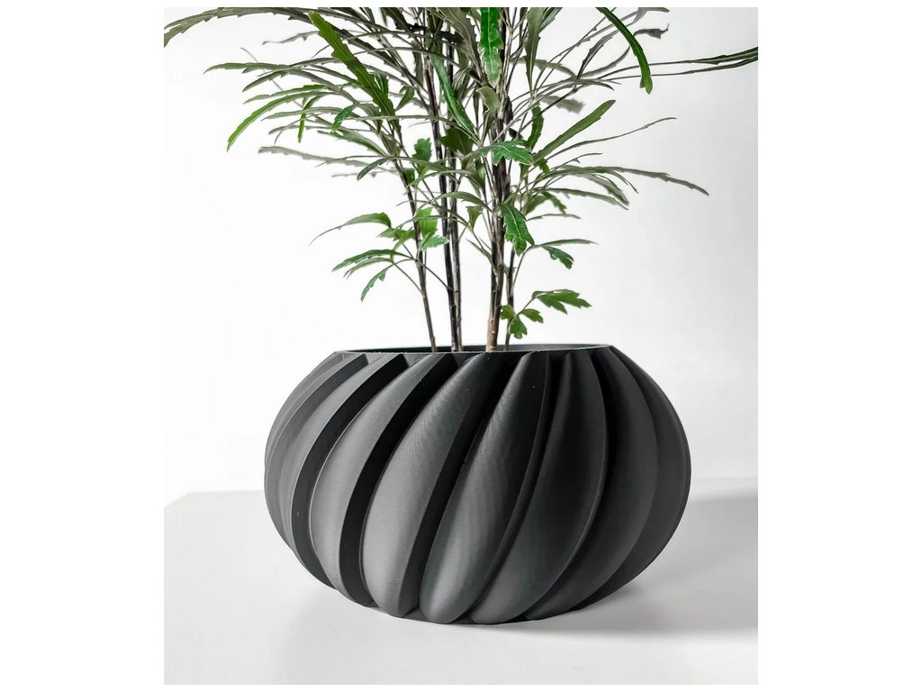 Screenshot 2025 03 20 at 13 41 36 The Oro Planter Pot with Drainage Tray & Stand Modern and Unique Home Decor for Plants 3D model by MODERN MACHINE on Thangs