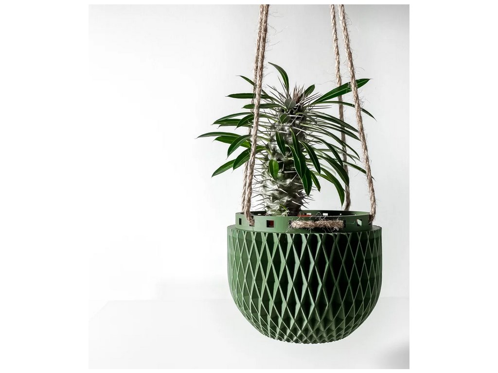 Screenshot 2025 03 20 at 13 51 35 The Dex Hanging Planter Pot Modern and Unique Home Decor for Plants and Succulents STL File 3D model by MODERN MACHINE on Thangs
