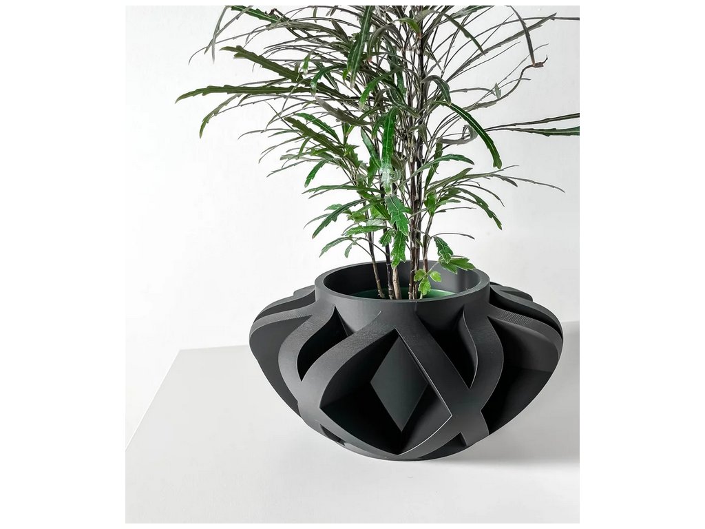 Screenshot 2025 03 20 at 14 04 42 The Sono Planter Pot with Drainage Tray & Stand Modern and Unique Home Decor for Plants 3D model by MODERN MACHINE on Thangs