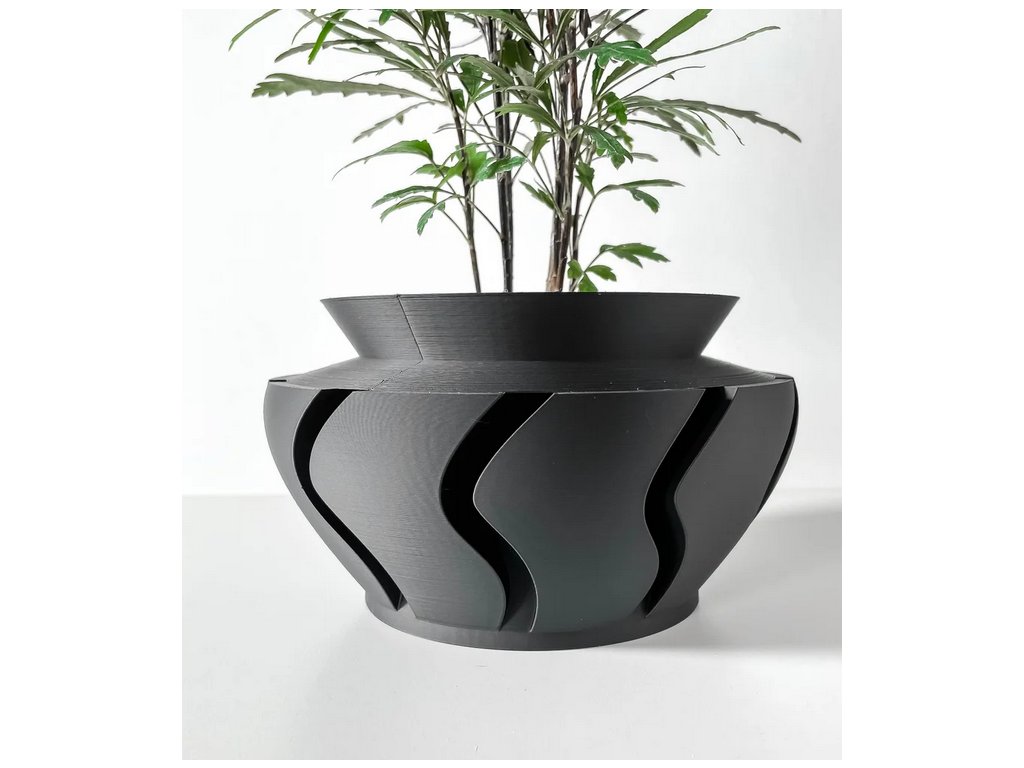 Screenshot 2025 03 20 at 14 08 50 The Inero Planter Pot with Drainage Tray & Stand Modern and Unique Home Decor for Plants 3D model by MODERN MACHINE on Thangs