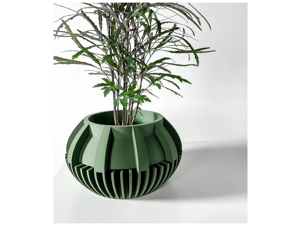Screenshot 2025 03 20 at 14 12 46 The Loso Planter Pot with Drainage Tray & Stand Modern and Unique Home Decor for Plants 3D model by MODERN MACHINE on Thangs
