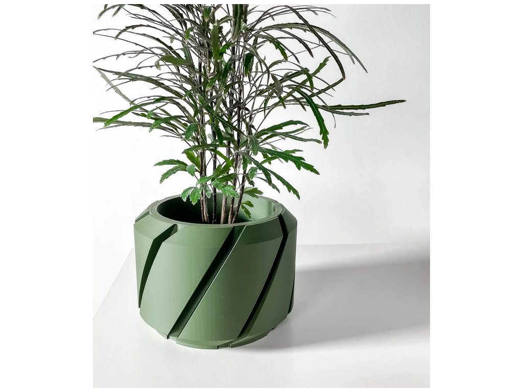 Screenshot 2025 03 20 at 14 22 41 The Cens Planter Pot with Drainage Tray & Stand Modern and Unique Home Decor for Plants 3D model by MODERN MACHINE on Thangs