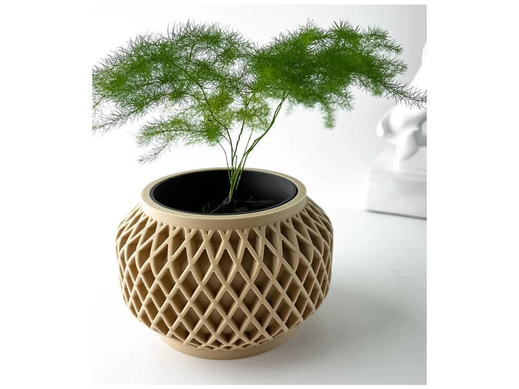 Screenshot 2025 03 20 at 14 30 17 The Orto Planter Pot with Drainage Tray & Stand Modern and Unique Home Decor for Plants 3D model by MODERN MACHINE on Thangs