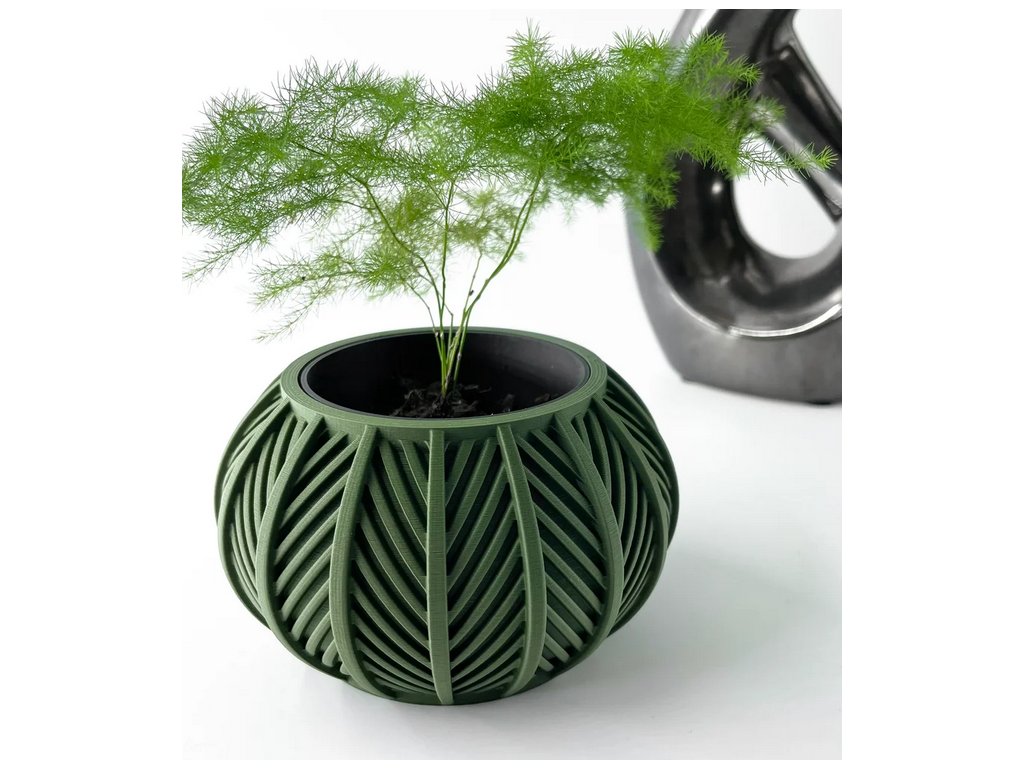 Screenshot 2025 03 20 at 14 33 43 The Lorv Planter Pot with Drainage Tray & Stand Modern and Unique Home Decor for Plants 3D model by MODERN MACHINE on Thangs