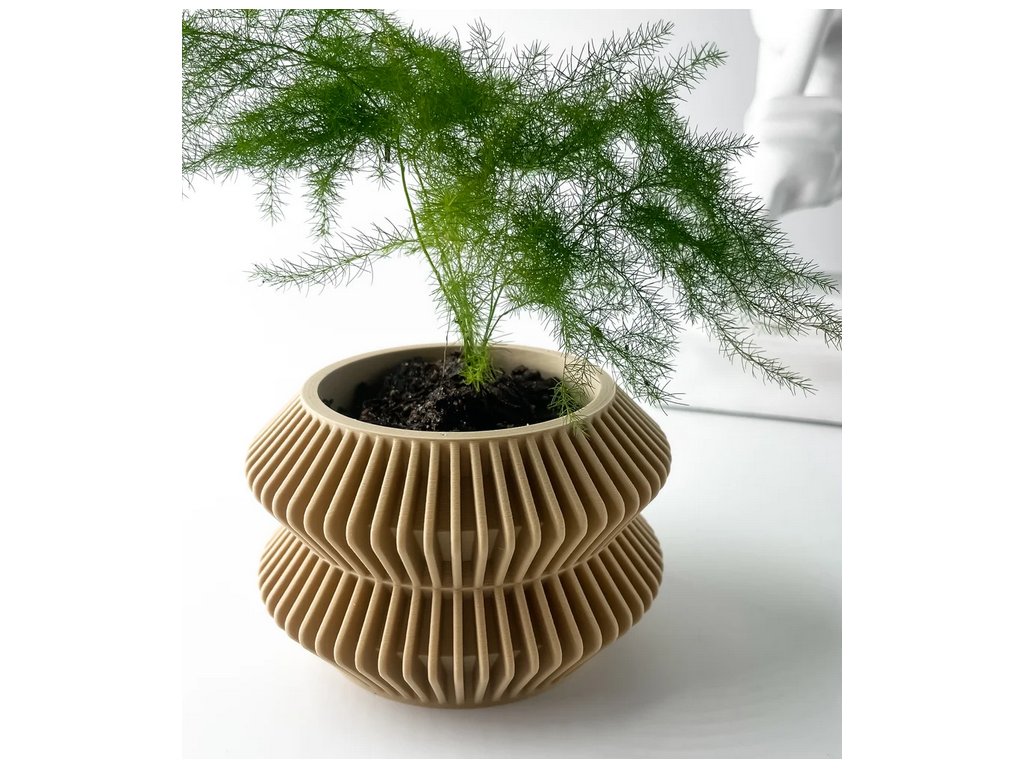 Screenshot 2025 03 20 at 15 01 35 The Rodel Planter Pot with Drainage Tray & Stand Modern and Unique Home Decor for Plants 3D model by MODERN MACHINE on Thangs