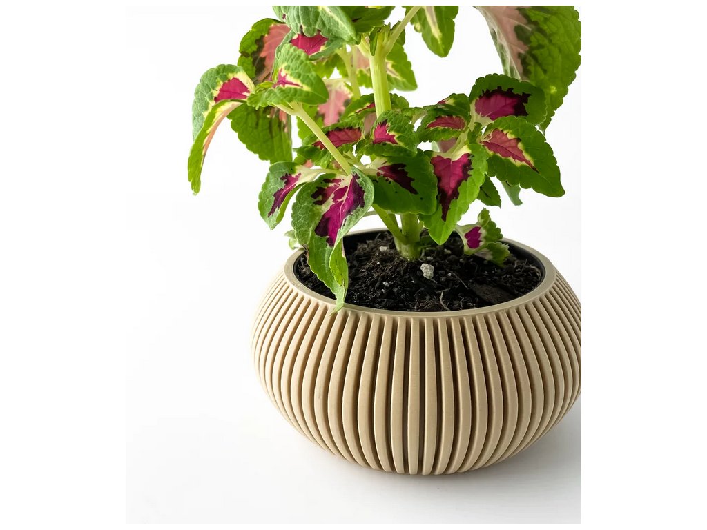 Screenshot 2025 04 02 at 14 29 18 The Torme Planter Pot with Drainage Tray & Stand Included Modern and Unique Home Decor 3D model by MODERN MACHINE on Thangs