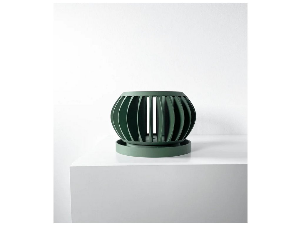 Screenshot 2025 04 02 at 18 33 37 The Rene Orchid Planter Pot with Drainage Tray Modern and Unique Home Decor 3D model by MODERN MACHINE on Thangs