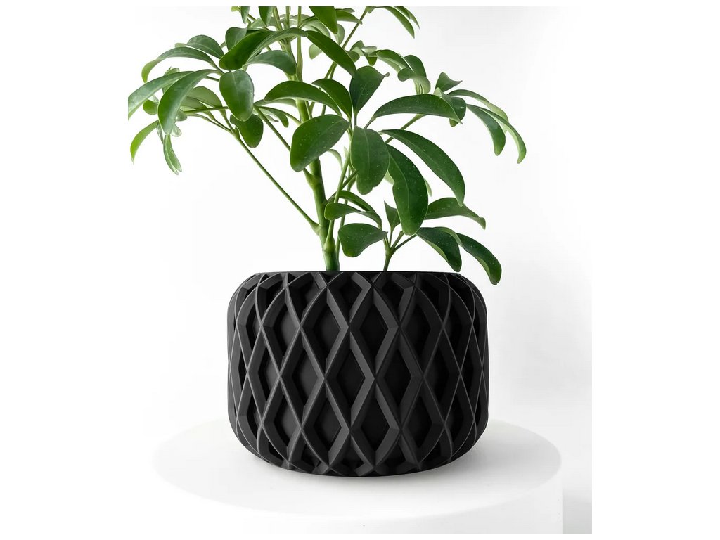 Screenshot 2025 04 03 at 08 55 18 The Kinao Planter Pot with Drainage Tray & Stand Included Modern and Unique Home Decor for Plants 3D model by MODERN MACHINE on Thangs