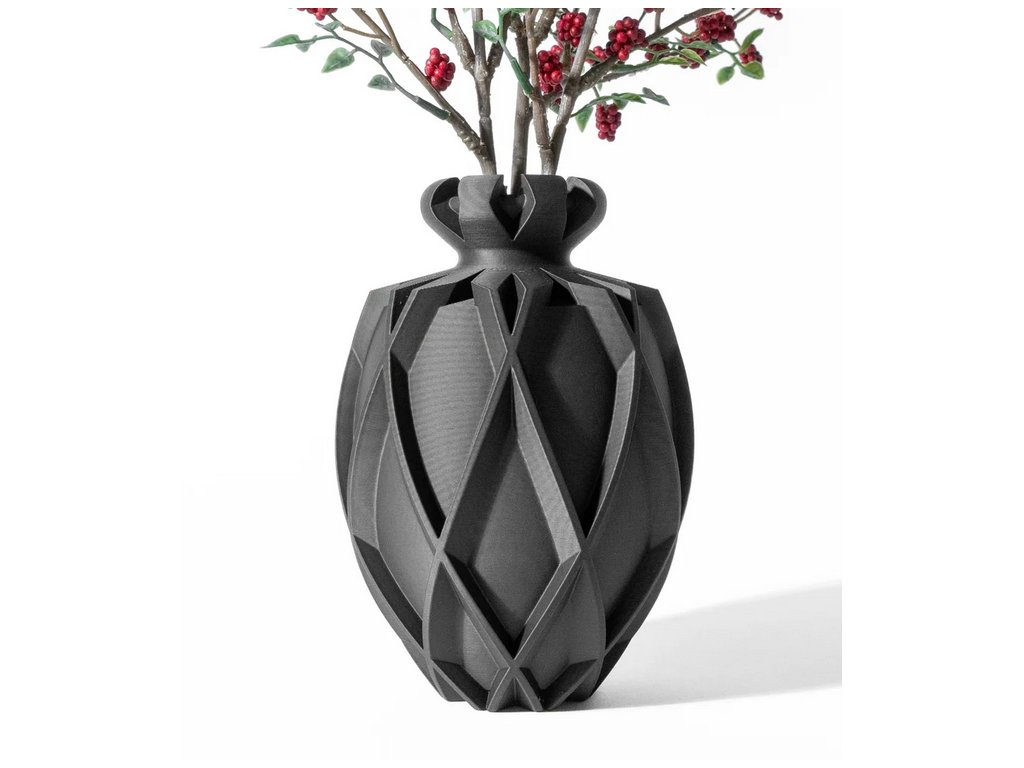 Screenshot 2025 04 03 at 14 08 22 The Jari Vase Modern and Unique Home Decor for Dried and Preserved Flower Arrangement STL File 3D model by MODERN MACHINE on Thangs