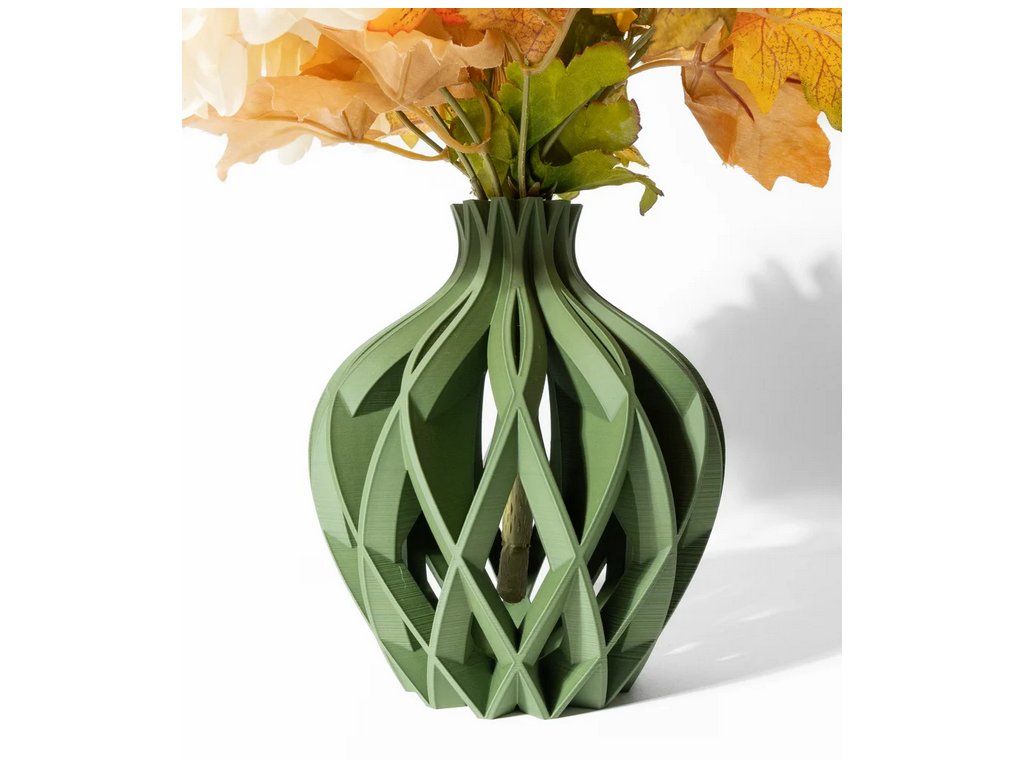 Screenshot 2025 04 10 at 10 07 43 The Kovo Vase Modern and Unique Home Decor for Dried and Preserved Flower Arrangement STL File 3D model by MODERN MACHINE on Thangs