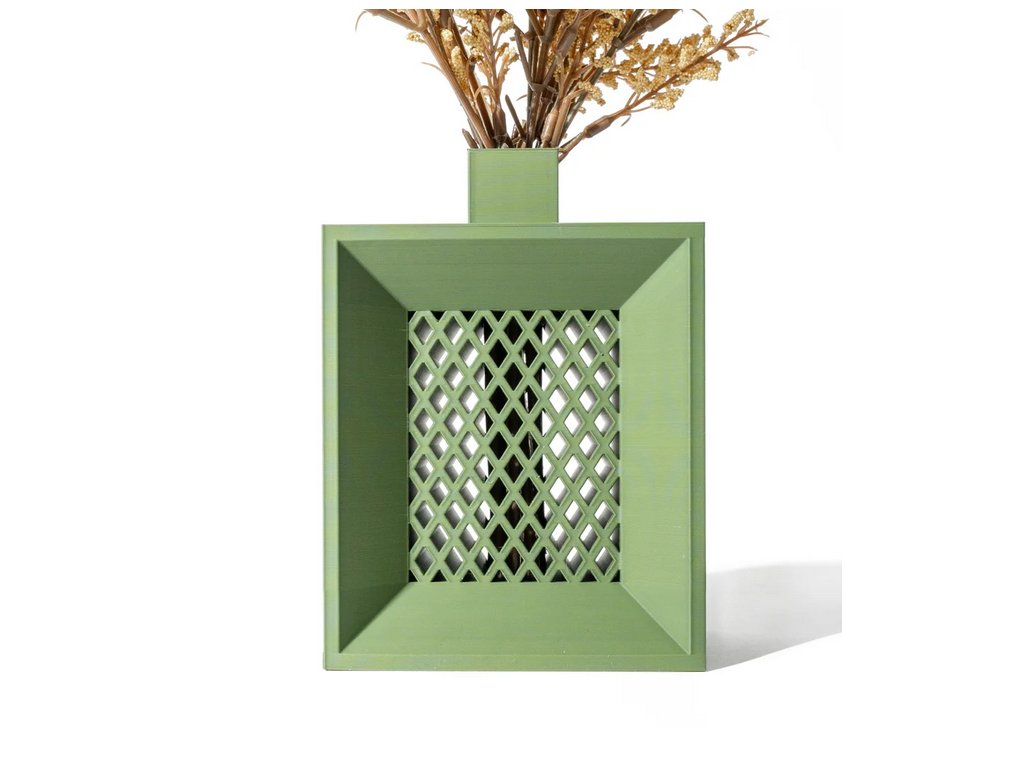 Screenshot 2025 04 10 at 10 14 33 The Voure Vase Modern and Unique Home Decor for Dried and Preserved Flower Arrangement STL File 3D model by MODERN MACHINE on Thangs