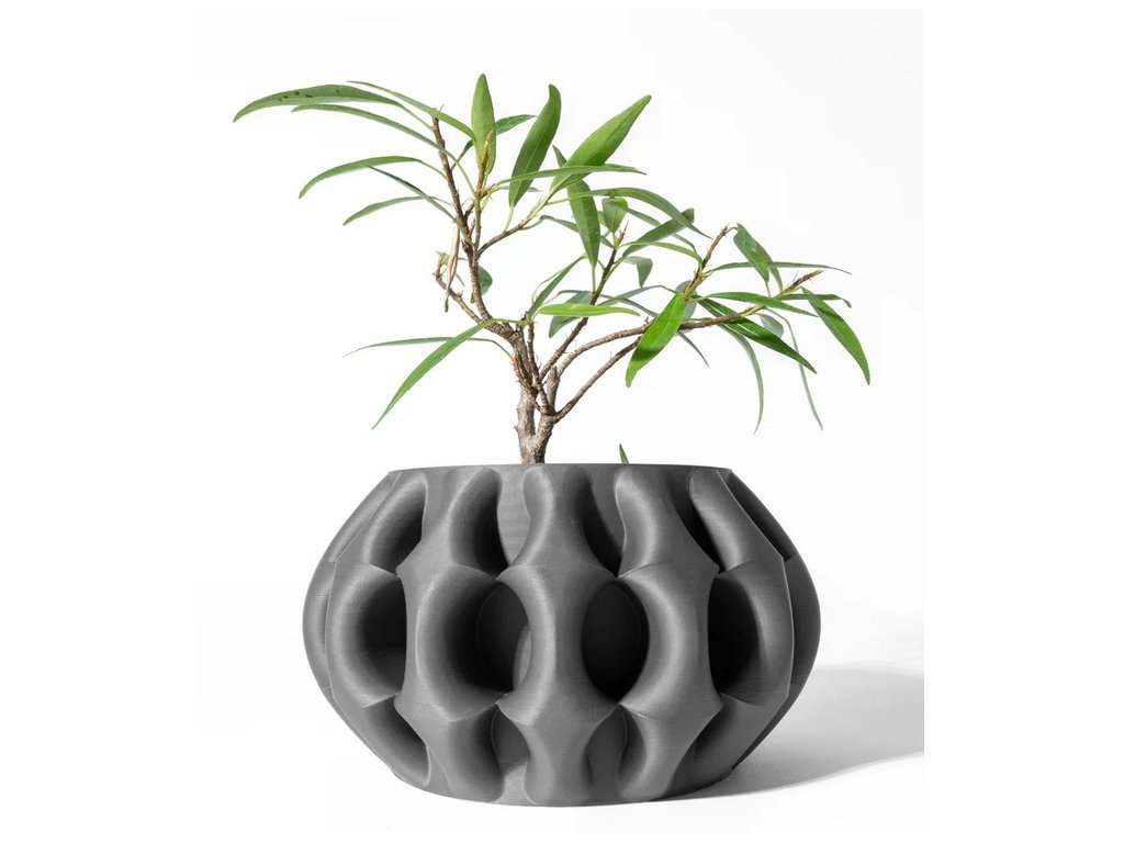 Screenshot 2025 03 13 at 09 03 21 The Xiomu Planter Pot with Drainage Tray & Stand Modern and Unique Home Decor for Plants 3D model by MODERN MACHINE on Thangs