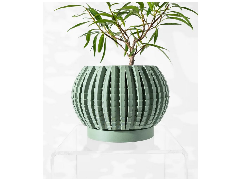 Screenshot 2025 03 13 at 09 23 20 The Uralo Planter Pot with Drainage Tray & Stand Modern and Unique Home Decor for Plants 3D model by MODERN MACHINE on Thangs