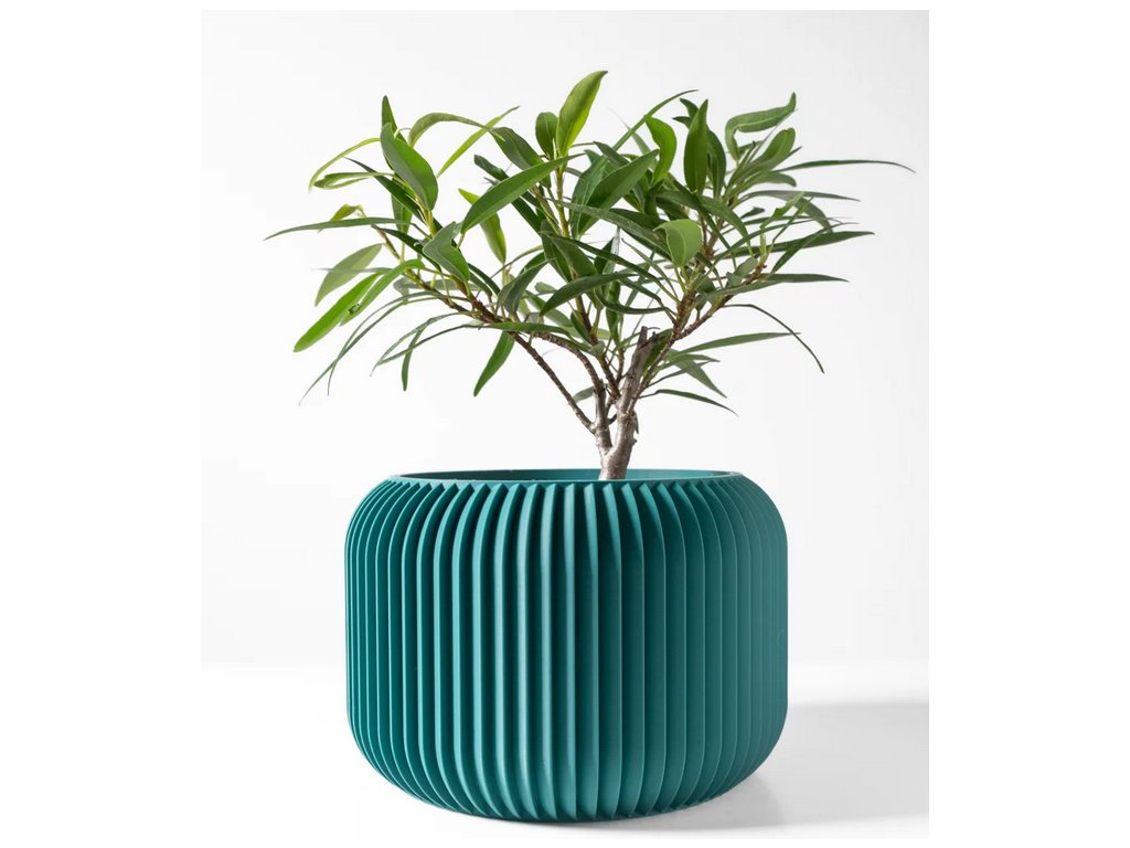 Screenshot 2025 03 13 at 10 34 51 The Unis Planter Pot with Drainage Tray & Stand Modern and Unique Home Decor for Plants 3D model by MODERN MACHINE on Thangs