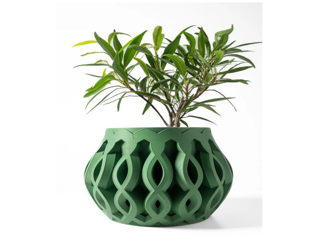 Screenshot 2025 03 13 at 10 43 36 The Cylas Planter Pot with Drainage Tray & Stand Modern and Unique Home Decor for Plants 3D model by MODERN MACHINE on Thangs