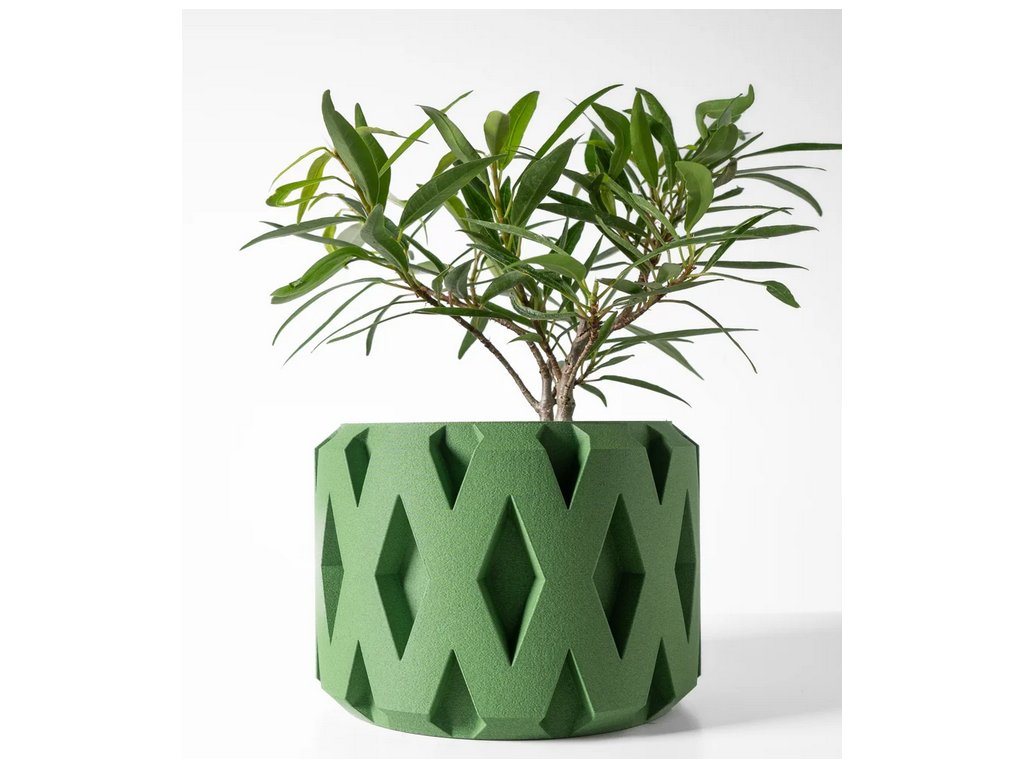 Screenshot 2025 03 13 at 10 47 28 The Rano Planter Pot with Drainage Tray & Stand Modern and Unique Home Decor for Plants 3D model by MODERN MACHINE on Thangs