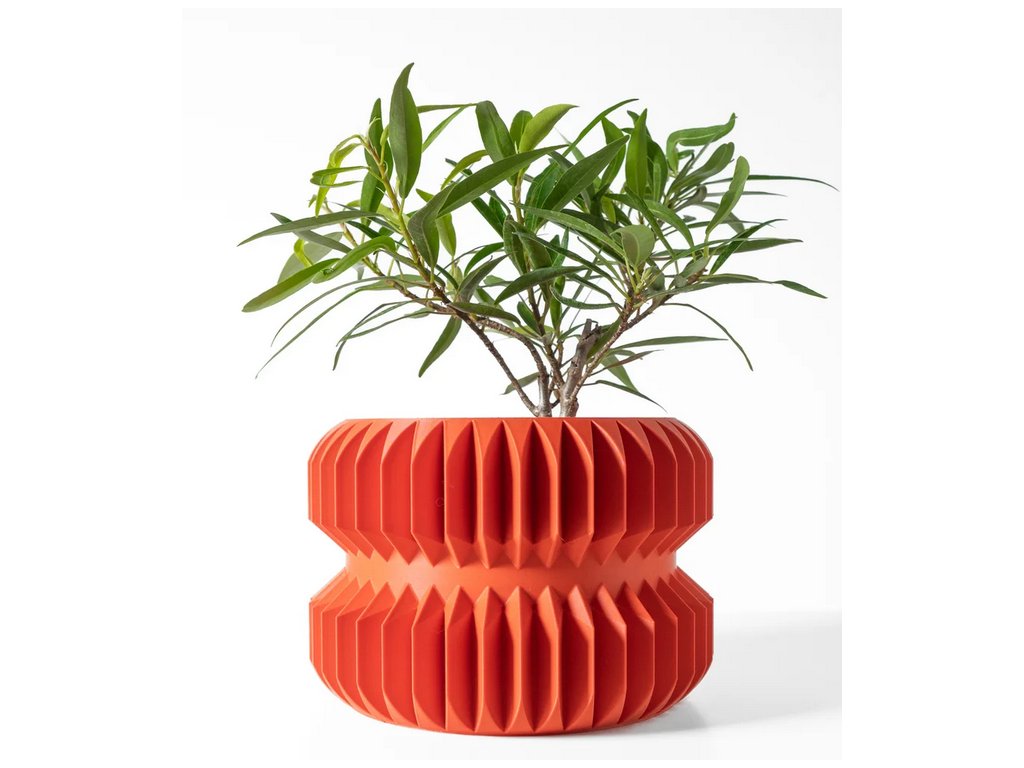 Screenshot 2025 03 13 at 10 51 24 The Pilas Planter Pot with Drainage Tray & Stand Modern and Unique Home Decor for Plants 3D model by MODERN MACHINE on Thangs