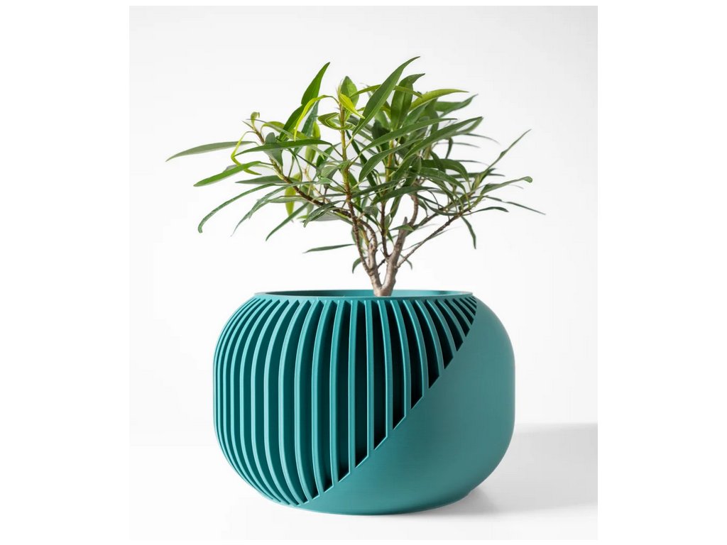 Screenshot 2025 03 13 at 10 55 24 The Narvo Planter Pot with Drainage Tray & Stand Modern and Unique Home Decor for Plants 3D model by MODERN MACHINE on Thangs