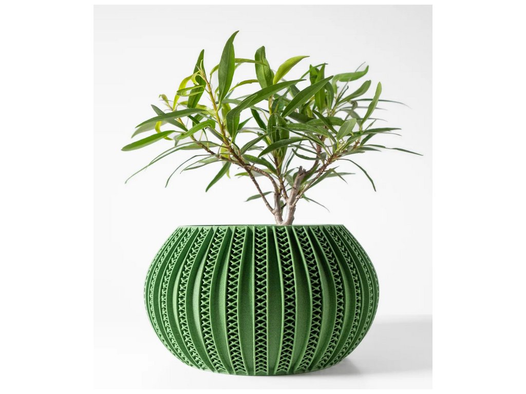 Screenshot 2025 03 13 at 13 10 18 The Syne Planter Pot with Drainage Tray & Stand Modern and Unique Home Decor for Plants 3D model by MODERN MACHINE on Thangs