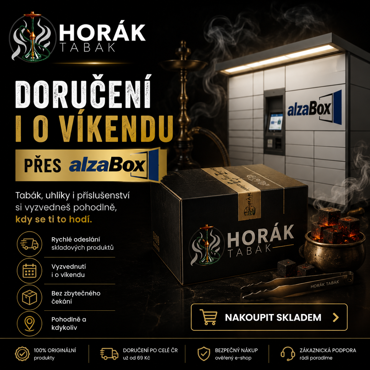 Doručení i o víkendu? S Alzaboxem žádný problém