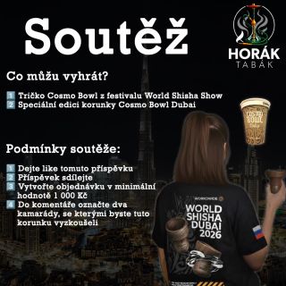 🔥 DUBAI LIMITED GIVEAWAY 🔥 Z World Shisha Show v Dubaji jsme přivezli něco, co se do Česka jen tak nedostane. 👉 Tričko...