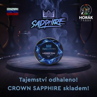 SAPPHIRE CROWN SKLADEM! 🇷🇺🔥 Dlouho očekávaný ruský tabák Sapphire právě přistál na našem e-shopu. Pokud hledáš kvalitu bez...