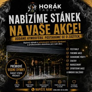 Nabízíme stánek na vaše akce! 💨 Chcete na své akci něco, co lidi zaujme, zastaví a vytvoří pořádnou atmosféru? Přivezeme...