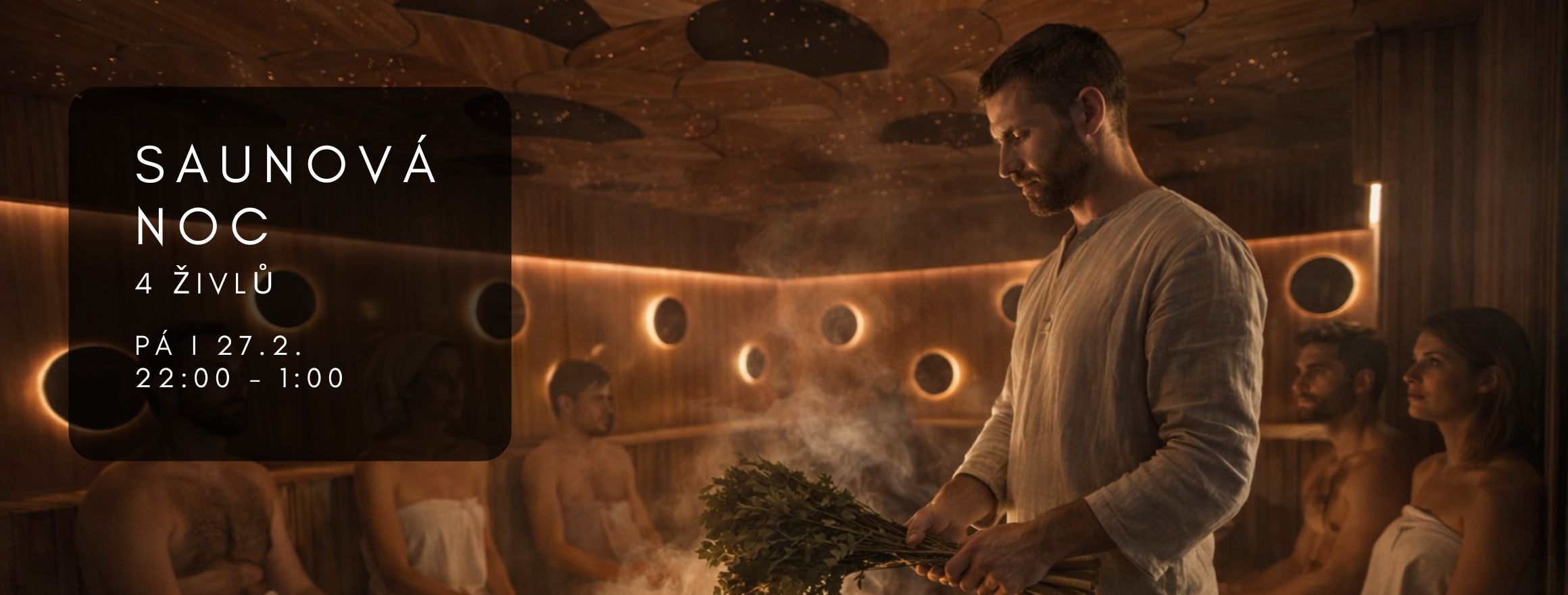 Saunová noc 4 živlů
