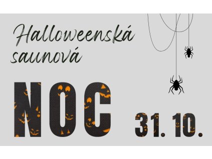 Halloween saunová noc
