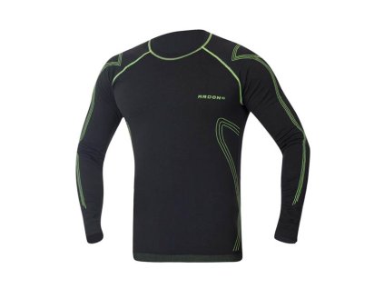 Funkční tričko s dlouhým rukávem ARDON®LYTANIX černo-zelená