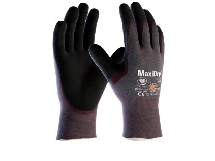 ATG® máčené rukavice MaxiDry® 56-424 (Velikost 06, Barva růžové a fialové odstíny)