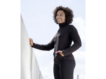 Dámská mikina fleece ARDON®JOFLEX černá (Velikost XS, Barva černá)