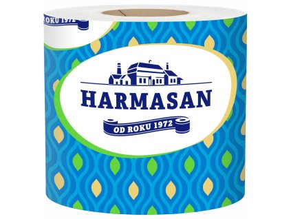 Toaletní papír HARMASAN, 1-vrstvý (408 útržků, 50m)