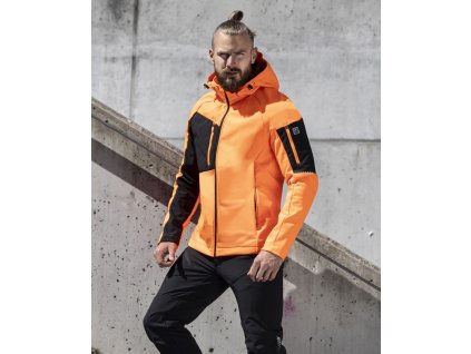 Softshellová bunda ARDON®CITYCONIC®Hi-vis oranžová (Velikost S, Barva oranžové odstíny)