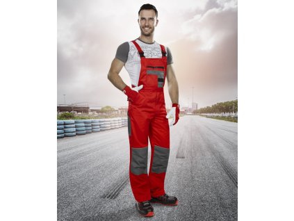 Kalhoty s laclem ARDON®2STRONG červeno-šedá (Velikost 46, Barva červené odstíny)