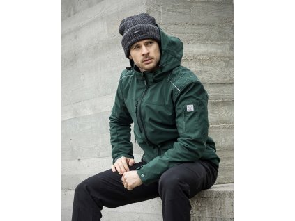 Zimní softshellová bunda ARDON®VISION zelená (Velikost S, Barva zelené odstíny)