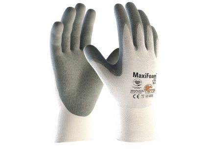 ATG® máčené rukavice MaxiFoam® XCL™ 34-600 (Velikost 06, Barva bílá)