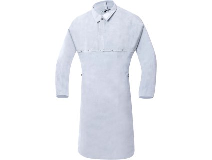 Zástěra + halena LUX (Velikost 50, Barva šedé odstíny)