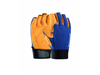 Kombinované rukavice ARDON®AUGUST FL - bez konečků prstů (Velikost 08, Barva modré odstíny)