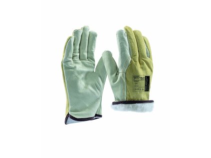 Zimní rukavice ARDON®HILTON WINTER (Velikost 09, Barva hnědé odstíny)