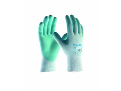 ATG® máčené rukavice MaxiFlex® Active™ 34-824 (Velikost 05, Barva zelené odstíny)