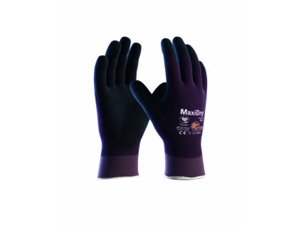ATG® máčené rukavice MaxiDry® 56-427 (Velikost 07, Barva růžové a fialové odstíny)