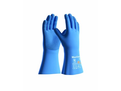 ATG® chemické rukavice MaxiChem® 76-730 - TRItech™ (Velikost 07, Barva modré odstíny)