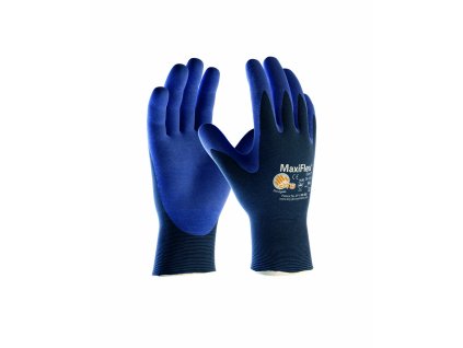 ATG® máčené rukavice MaxiFlex® Elite™ 34-274 /10 (Velikost 05, Barva modré odstíny)