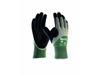 ATG® protiřezné rukavice MaxiCut® Oil™ 34-305 (Velikost 07, Barva zelené odstíny)