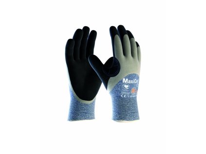 ATG® protiřezné rukavice MaxiCut® Oil™ 34-505 (Velikost 07, Barva modré odstíny)