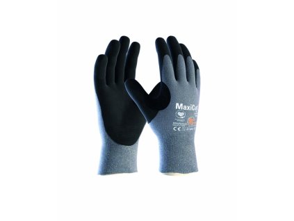 ATG® protiřezné rukavice MaxiCut® Oil™ 44-504 (Velikost 08, Barva modré odstíny)