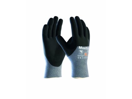 ATG® protiřezné rukavice MaxiCut® Oil™ 44-505 (Velikost 08, Barva modré odstíny)