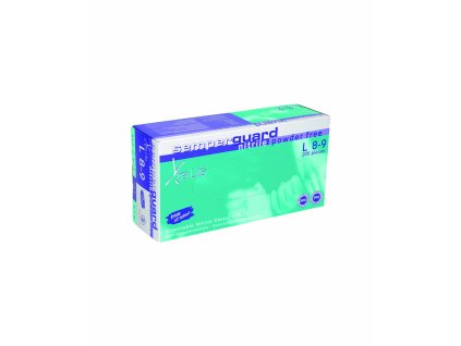 Jednorázové rukavice SEMPERGUARD® Xtra Lite - nepudrované (Velikost 07, Barva modré odstíny)
