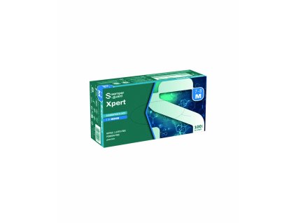 Jednorázové rukavice SEMPERGUARD® XPERT  - nepudrované (Velikost 07, Barva modré odstíny)